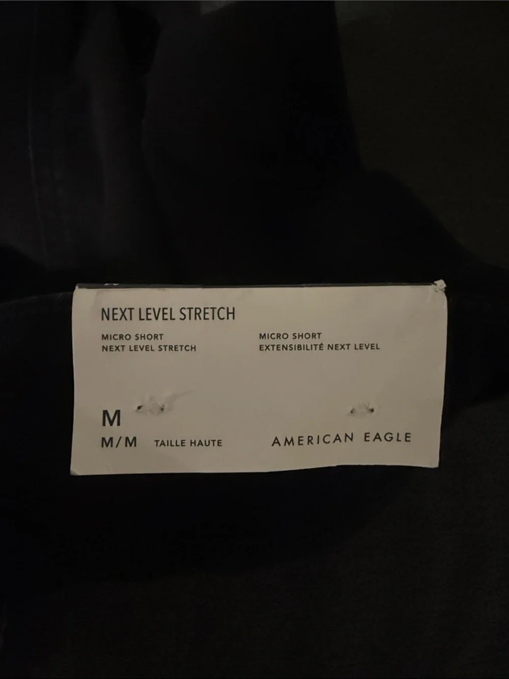 American Eagle Outfitters Black High-Waist Jean Shorts